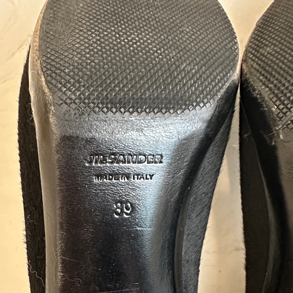 Jil Sander Pony Hair and Patent Leather High Heel - Picture 8 of 10